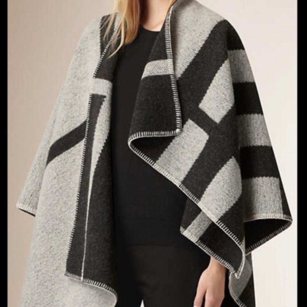 Burberry prorsum wool cashmere reversible cap
